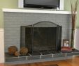 Fireplace Makeovers Elegant Colors to Paint Brick Fireplaces