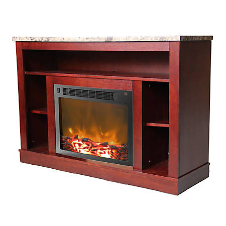 Fireplace Mantals Unique Cambridge Seville Fireplace Mantel with Electronic Fireplace Insert Indoor Freestanding Item