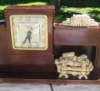Fireplace Mantel Clocks Beautiful Vintage United 420 Lighted Fireplace Wood Mantle Self