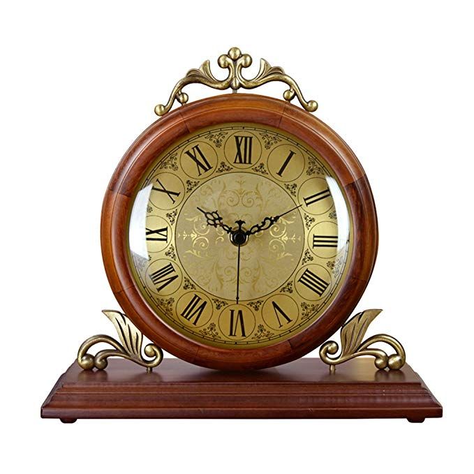 HAOFAY Retro Vintage Mantelpiece European Silent Quartz 0dbe1aec73bf0f06c73aacd11d9bd4b2