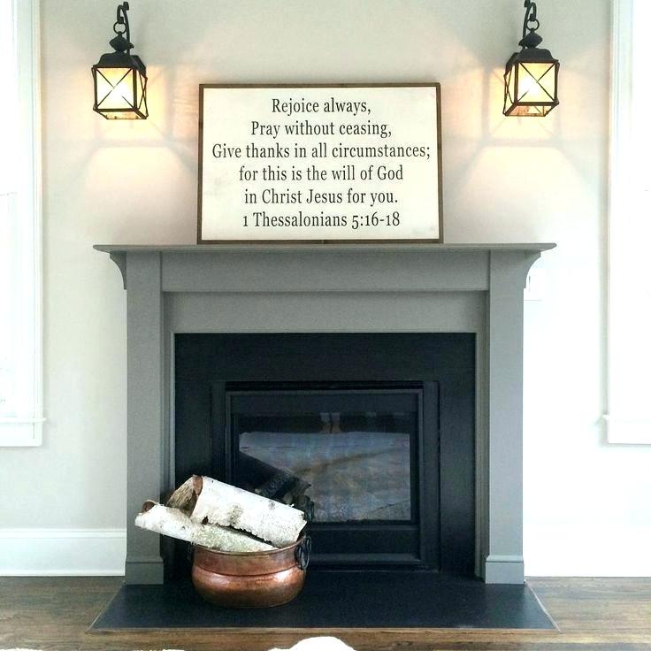 painted fireplace mantels painting mantel gray here grey chalk od within mantle idea