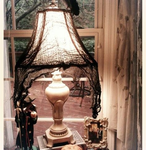 Fireplace Mantel Lamps Beautiful Dress Up Your Lamps by Adding &quot;creepy Cloth&quot; Draped Over the