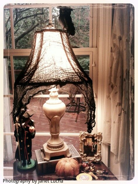 Fireplace Mantel Lamps Beautiful Dress Up Your Lamps by Adding "creepy Cloth" Draped Over the