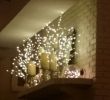 Fireplace Mantel Lamps Luxury Ocean House Fireplace Mantel with Holiday Lights Picture