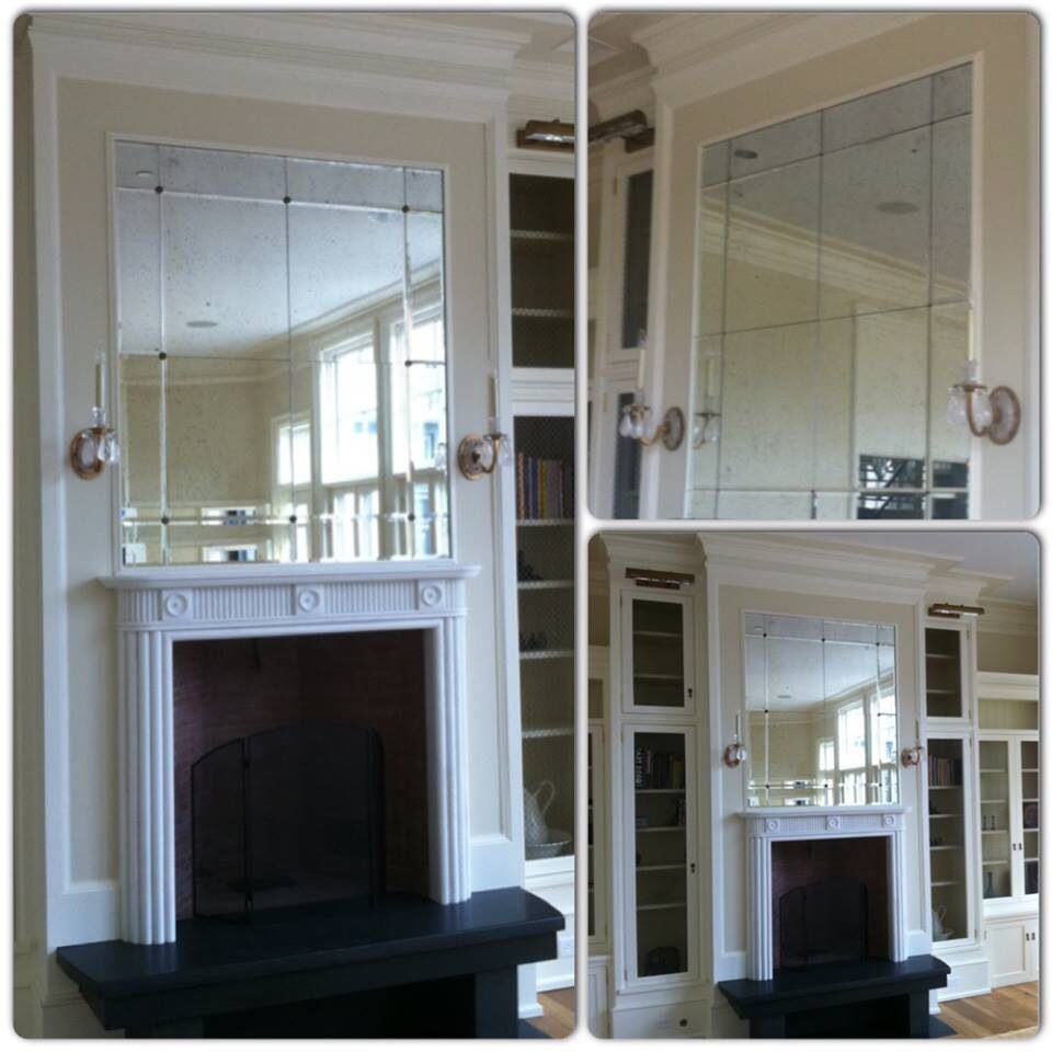 Fireplace Mantel Mirror Luxury Antique Mirror I â¤ï¸ Mathew Glass
