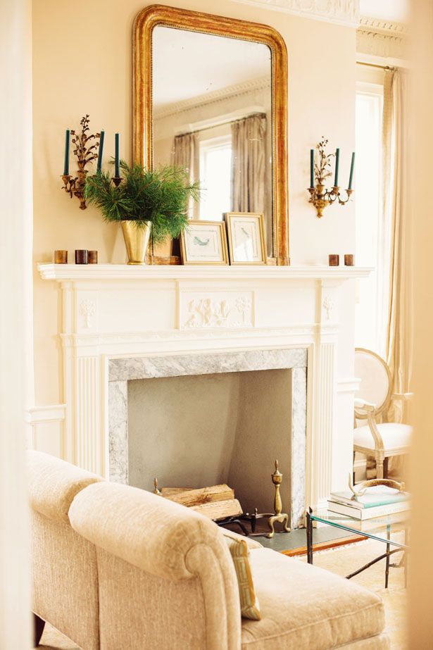 Fireplace Mantle Elegant Sconces Above A Fireplace Fireplace Mantle