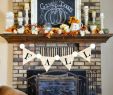 Fireplace Mantle Ideas Elegant Fall Mantle Scape and Autumn Home Decor touches at