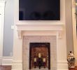 Fireplace Marbles New Family Room Custom Mantel with Marble Subway Tile and