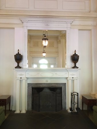 lobby fireplace