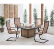 Fireplace Patio Set Best Of Monaco 5 Piece Aluminum Patio Fire Pit Conversation Set with Cast Iron top