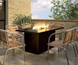 Fireplace Patio Set New Rectangle Fire Pit Dining Table Styles Fireplace