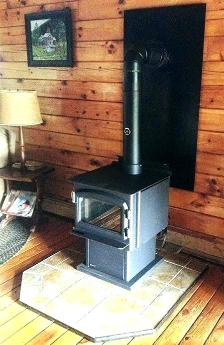 wood stove chimney kit cathedral ceiling installing through wall installed installation sa