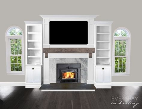 Fireplace Plans Inspirational Natural and Neutral Family Room Inspiration