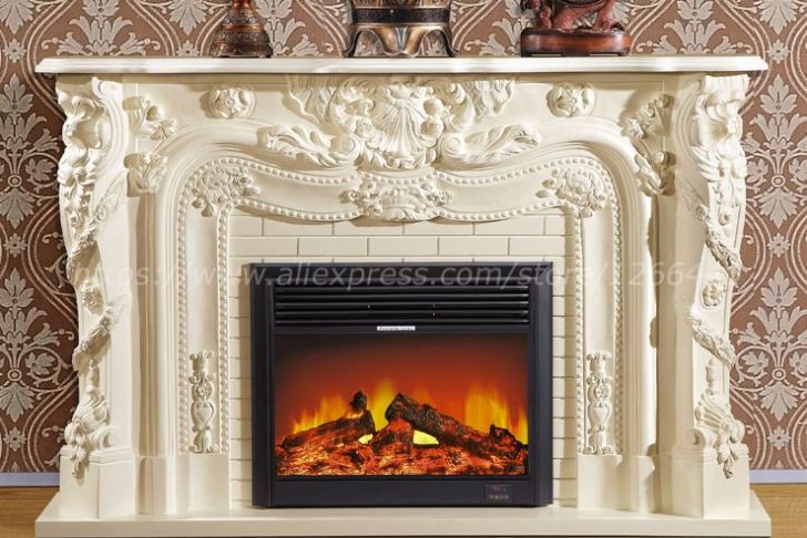 Fireplace Plus Fresh Deluxe Fireplace W186cm European Style Wooden Mantel Plus