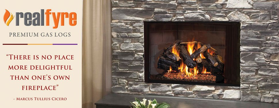 Fireplace shop Glowing Embers in Coldwater Michigan logs