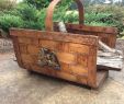 Fireplace Rack Fresh Vintage Firewood Holder Dark Brown Woven Wood Basket Eagle