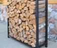 Fireplace Rack Unique the forever Firewood Rack 1 2 Face Cord Expandable Heavy Duty Indoor or Outdoor Log Rack