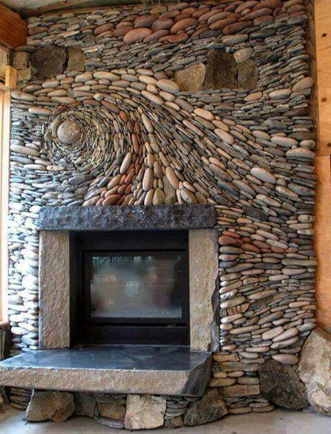 Fireplace Rock Fresh Cool Rockwork Design Ideas for Homes