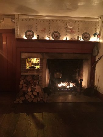 the fireplace room
