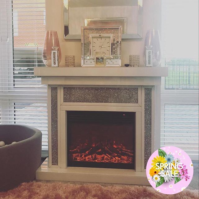 Fireplace Sales Fresh Unique Fireplaces This White Mirror Crush Fireplace is Ly