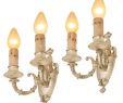 Fireplace Sconces Awesome ornate Classical Revival 2 Light Sconces W Silver Plating