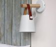 Fireplace Sconces Elegant 2019 Willlustr Iron Wall Sconce Metal Leather Belt Wood Wall Lamp American Country Lighting White Black Color Cafe Bar Bedside Light From Willlustr