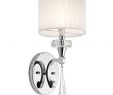 Fireplace Sconces Luxury Kichler Parker Point Chrome E Light Wall Sconce