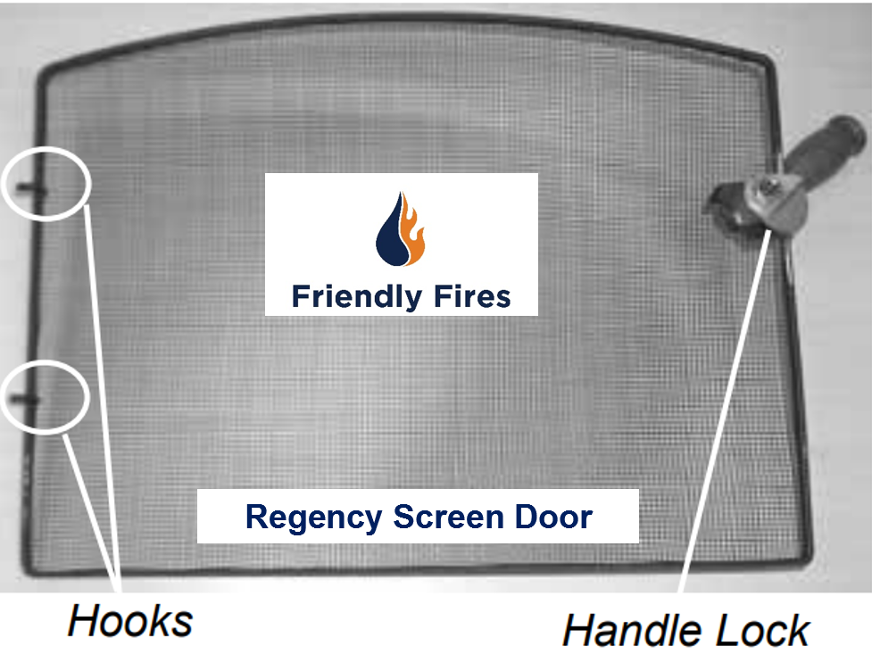 Fireplace Screen and Glass Doors Best Of Regency Screen Door Latch assembly 846 676