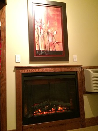 Electric Heater fan in FIreplace Insert Picture of The Inn fan in fireplace insert