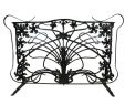 Fireplace Screens and tools Fresh Fabulous Noveau Grille Fireplace Screen