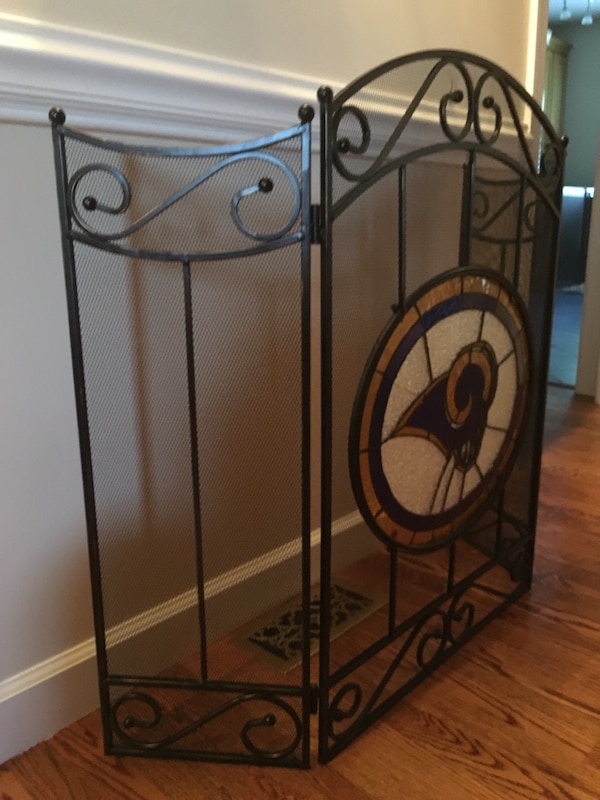 Fireplace Screens Elegant Nfl Stained Glass Fireplace Screen