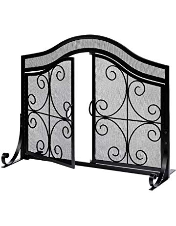 Fireplace Screens with Glass Doors Awesome Shop Amazon