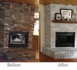 Fireplace Sealer Beautiful Brick Fireplace Makeover – before and after Ideas and Cool