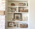 Fireplace Shelving Elegant Built In Bookshelves Styling and Decor Shiplap Whitewash