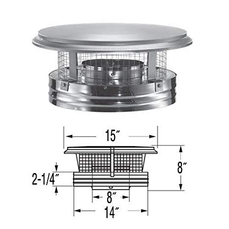Fireplace Spark Arrestor Inspirational Dura Vent Duraplus 9284 8 Inch Chimney Cap