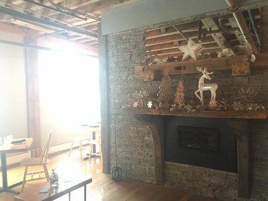 Nothing says fort like stone wall and fireplace for nothing says fort