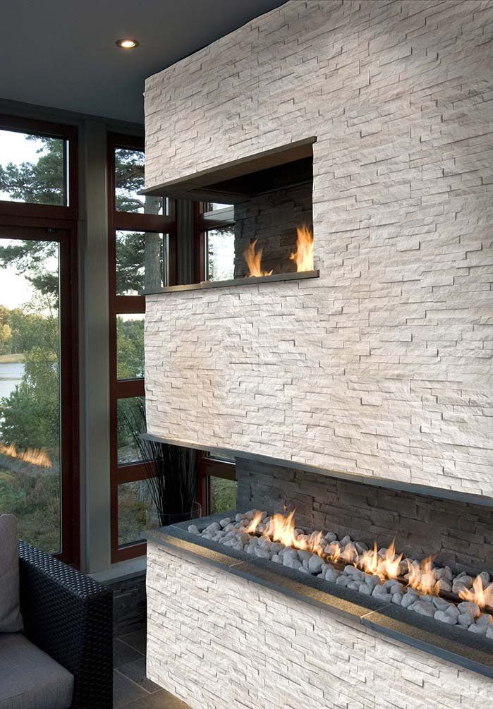 Fireplace Stone Veneer Home Depot Awesome Venice White Stackstone Ledger Stone Quartzite In 2019