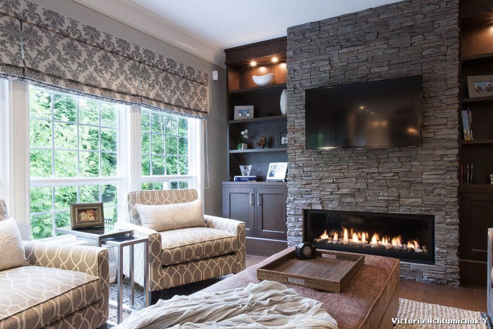 Fireplace Stone Walls Awesome Stackable Stone Fireplace with Built Ins On Each Side for