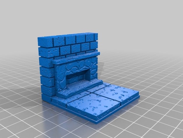 OpenForge 2 0 Cut Stone Wall With Fireplace by DROP DB f9ab467c6d6094feb3921e989 preview featured