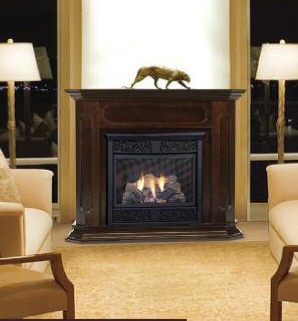 Fireplace Store Dallas Fresh Pleasant Hearth 35 75 In Dual Burner Vent Free Oak Corner