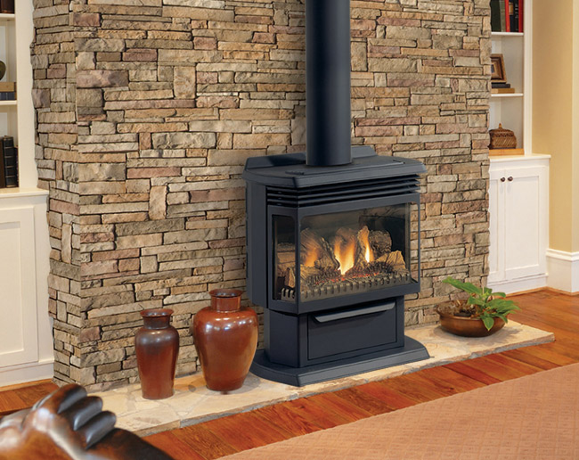 Fireplace Gallery from Henges Insulation & Fireplaces rfsdv34 notrim hr fairfield with three sided ceramic glass window