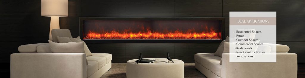 Fireplace Store Los Angeles New Panorama Series Amantii Electric Fireplaces