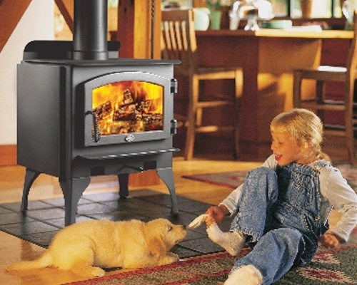 500x500 wood stove