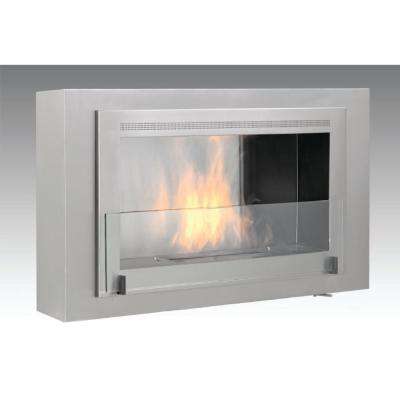 Fireplace Store Raleigh Nc Elegant Montreal 41 In Ethanol Wall Mounted Fireplace In Stainless Steel