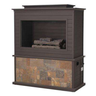 63 in Tahoe Steel Fireplace sunjoy outdoor fireplaces 64 400 pressed