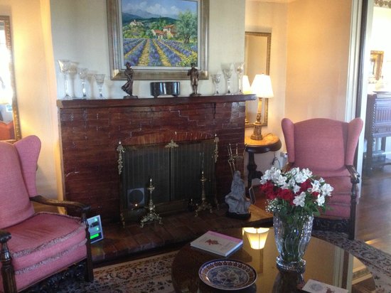 Fireplace in the main room Picture of Daisy Polk Inn daisy polk inn