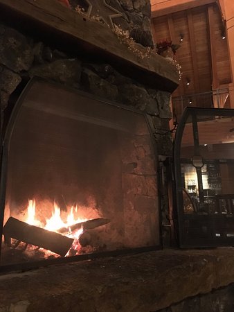 massive fireplace Picture of Heck s at Devil s Thumb massive fireplace