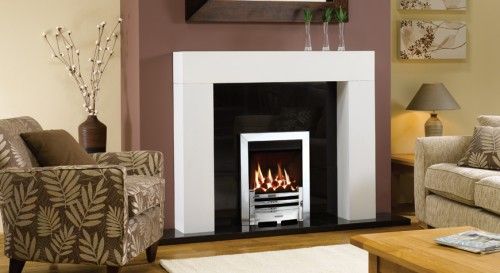 Hole In The Wall Fireplaces Glasgow Paragon P8 Frameless Gas Logic HE Box profil2 CF with Arts front and Malmo mantel mi 500x273