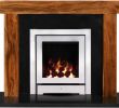 Fireplace Surround Luxury the Fenchurch In Acacia & Granite with Crystal Montana He Gas Fire In Chrome 54 Inch