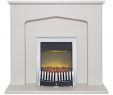 Fireplace Surround Stone Unique Adam Cotswold Fireplace Suite In Stone Effect with Elise Electric Fire In Chrome 48 Inch